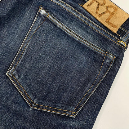 RRL Indigo Slim Denim Jeans Cotton Size 31×30