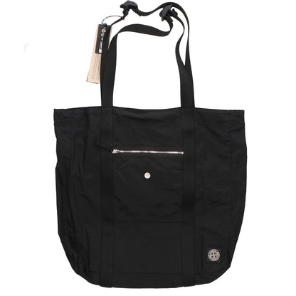 STONE ISLAND Nylon Metal Tote Bag Black