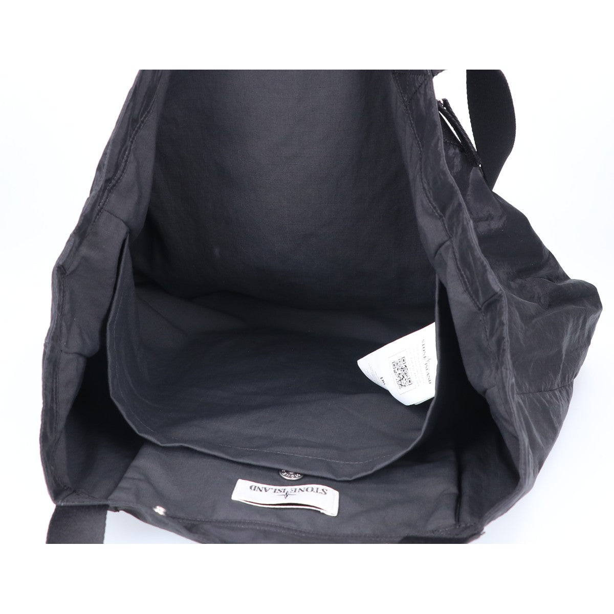 STONE ISLAND Nylon Metal Tote Bag Black