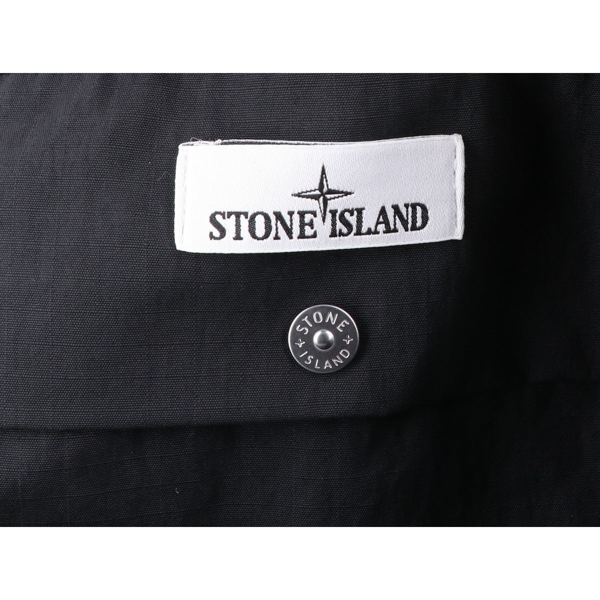 STONE ISLAND Nylon Metal Tote Bag Black