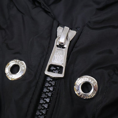 MONCLER GRIMPEURS Black Nylon Windbreaker Size 2