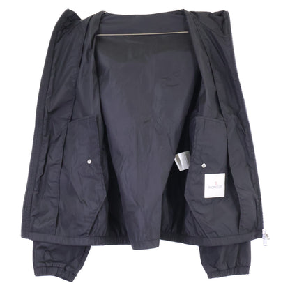 MONCLER GRIMPEURS Black Nylon Windbreaker Size 2