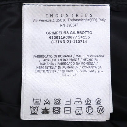 MONCLER GRIMPEURS Black Nylon Windbreaker Size 2