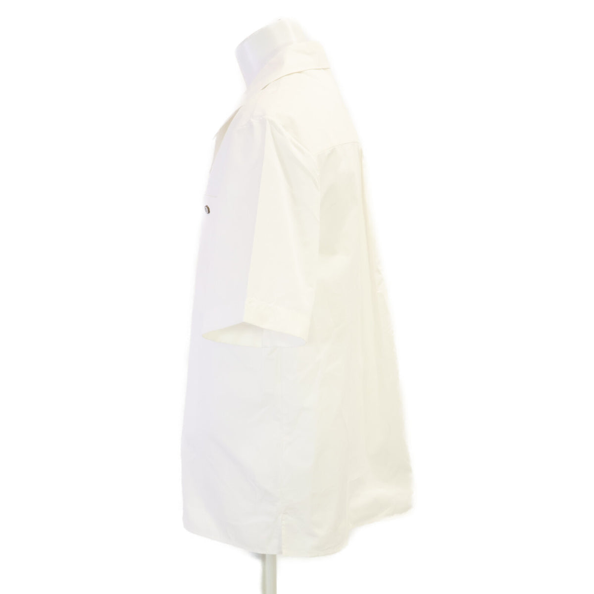 LOUIS VUITTON Embossed Logo Short Sleeve Shirt White Size XS