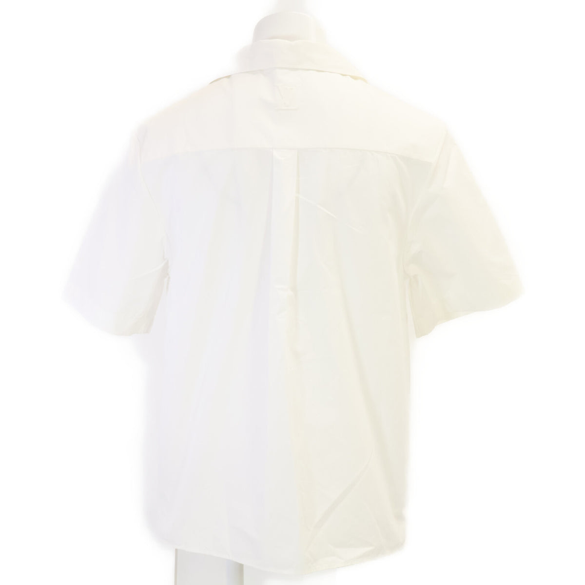 LOUIS VUITTON Embossed Logo Short Sleeve Shirt White Size XS