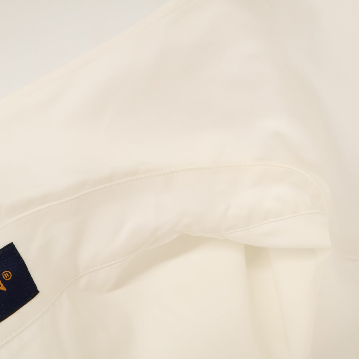LOUIS VUITTON Embossed Logo Short Sleeve Shirt White Size XS