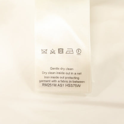 LOUIS VUITTON Embossed Logo Short Sleeve Shirt White Size XS
