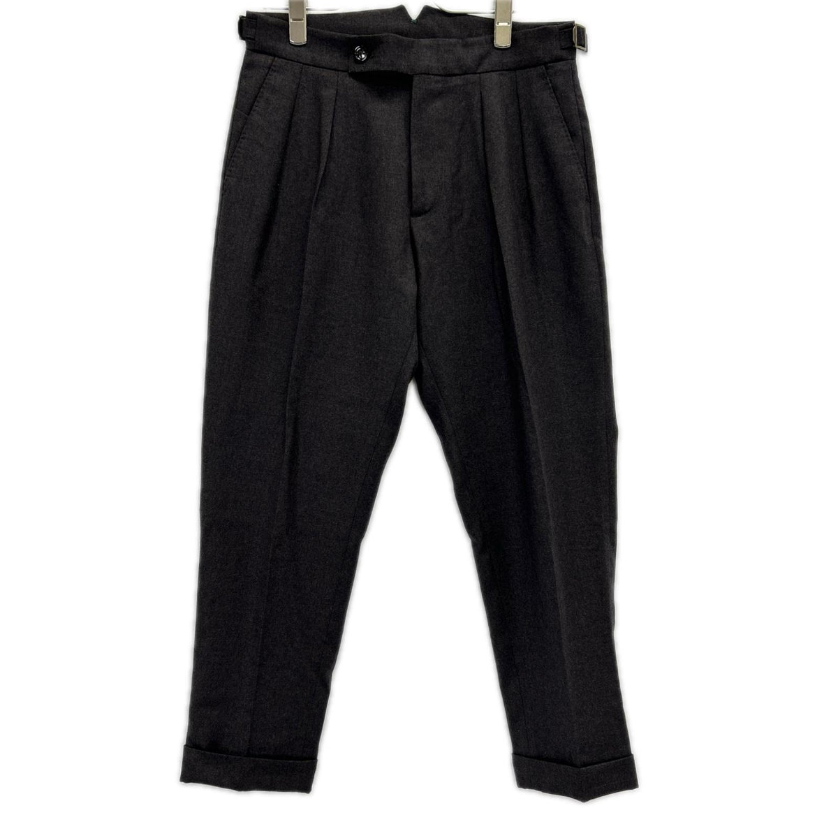 BERWICH Scotch Brown 2-Pleat Slacks Size 42