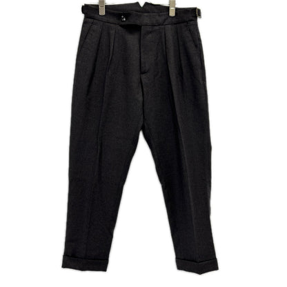 BERWICH Scotch Brown 2-Pleat Slacks Size 42