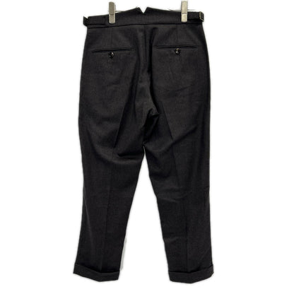 BERWICH Scotch Brown 2-Pleat Slacks Size 42