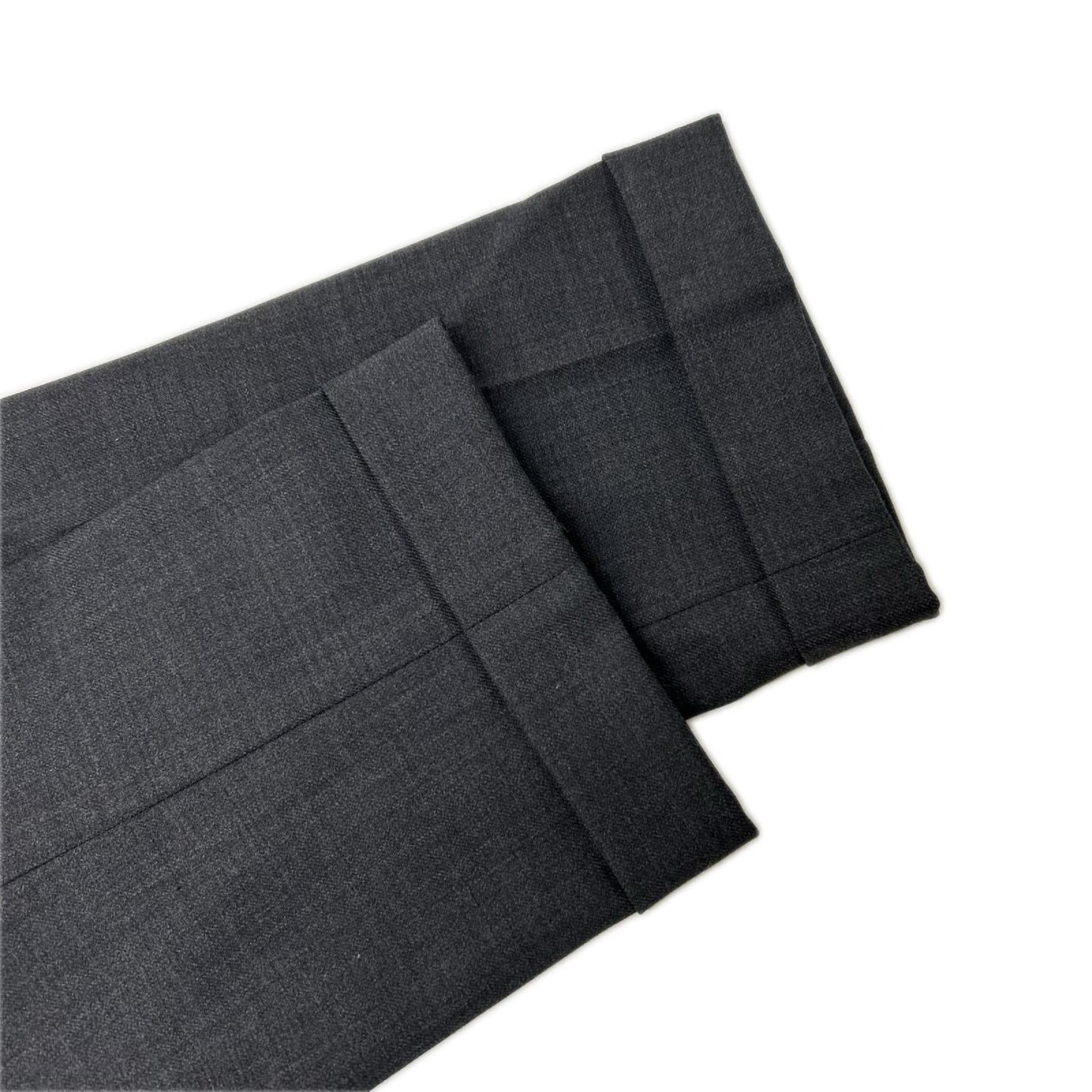 BERWICH Scotch Charcoal Gray 2-Pleat Slacks Size 42
