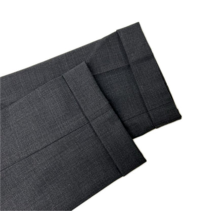 BERWICH Scotch Charcoal Gray 2-Pleat Slacks Size 42