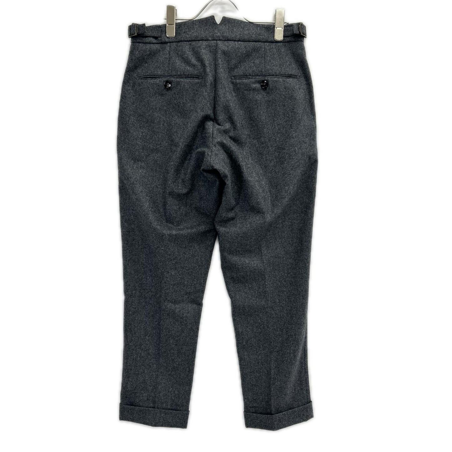 BERWICH Scotch Gray 2-Pleat Slacks Size 42