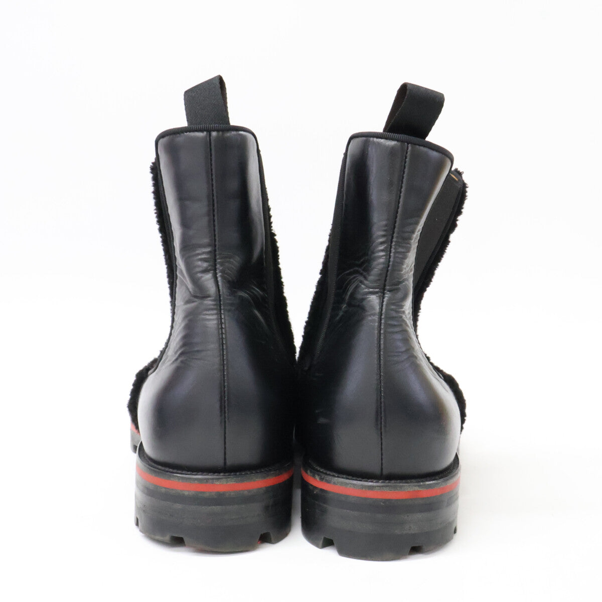 CHRISTIAN LOUBOUTIN Melon Spikes Boots Black Size 43 1/2