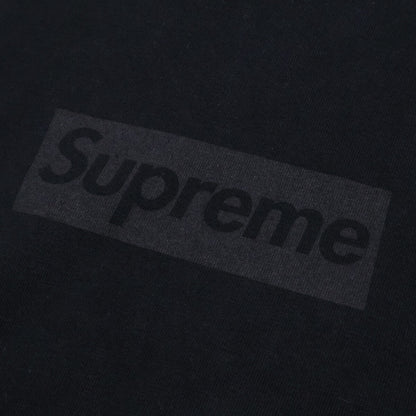 Supreme Tonal Box Logo Cotton T-Shirt Black Size M