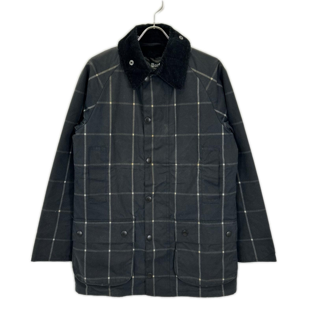 Barbour SL Beaufort Wax Lined Oiled Jacket Size 36
