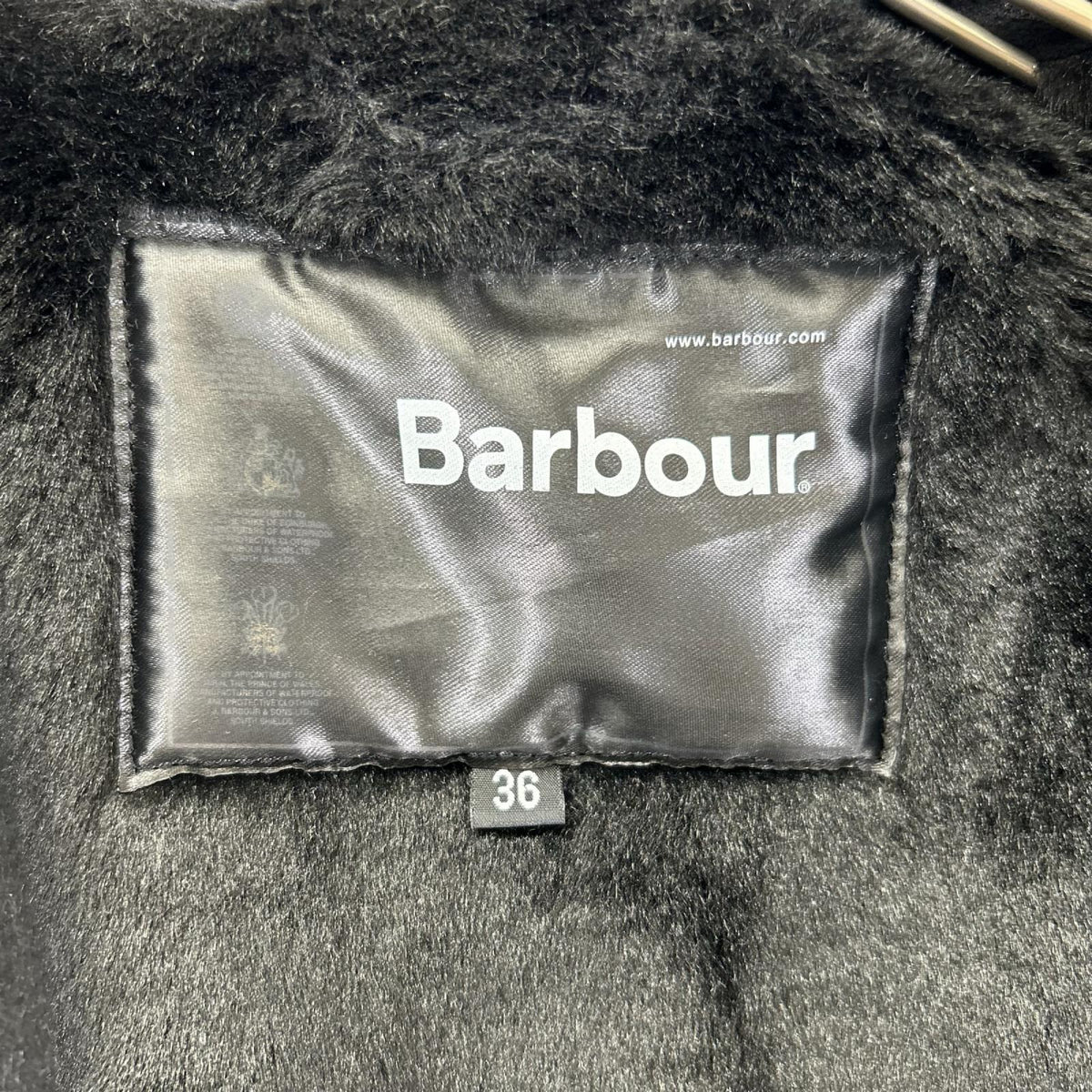 Barbour SL Beaufort Wax Lined Oiled Jacket Size 36