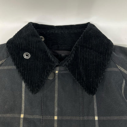 Barbour SL Beaufort Wax Lined Oiled Jacket Size 36