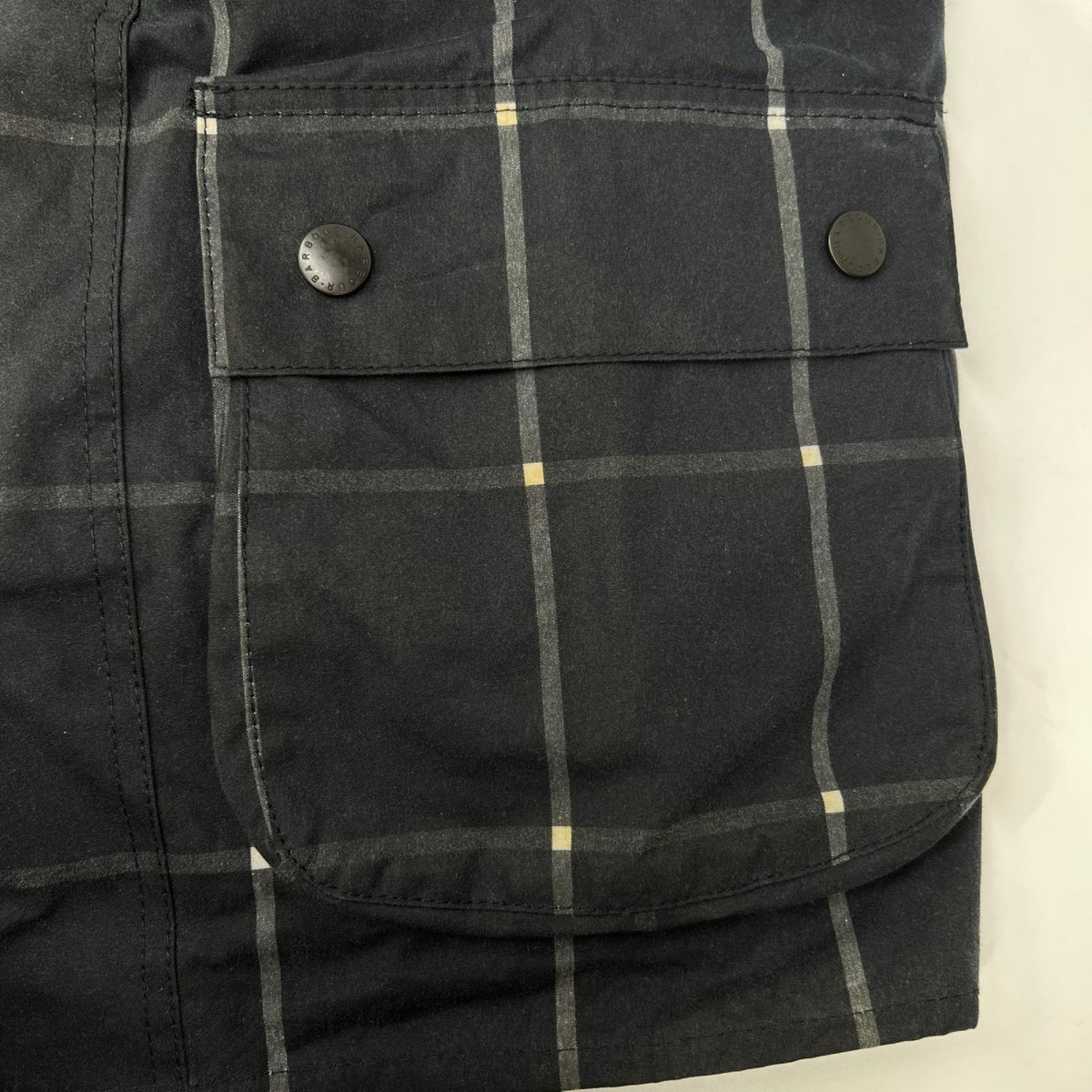 Barbour SL Beaufort Wax Lined Oiled Jacket Size 36