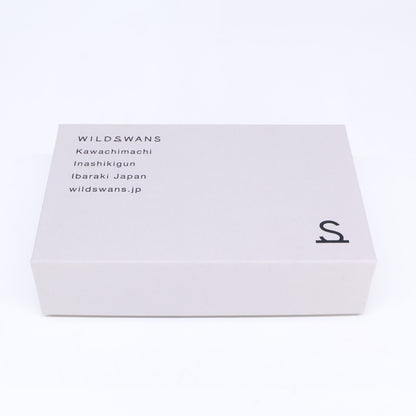WILDSWANS Wings Crocodile Leather Bi-fold Wallet Chocolate