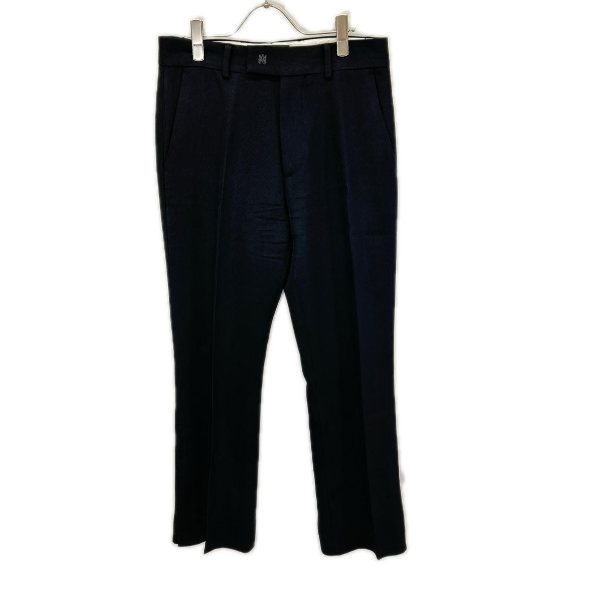 AMIRI Metal Logo Slacks Pants Black Size 46