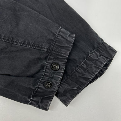 STONE ISLAND 24SS Old Effect Brushed Overshirt Black Size M