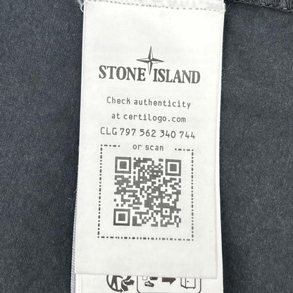 STONE ISLAND 24SS Old Effect Brushed Overshirt Black Size M