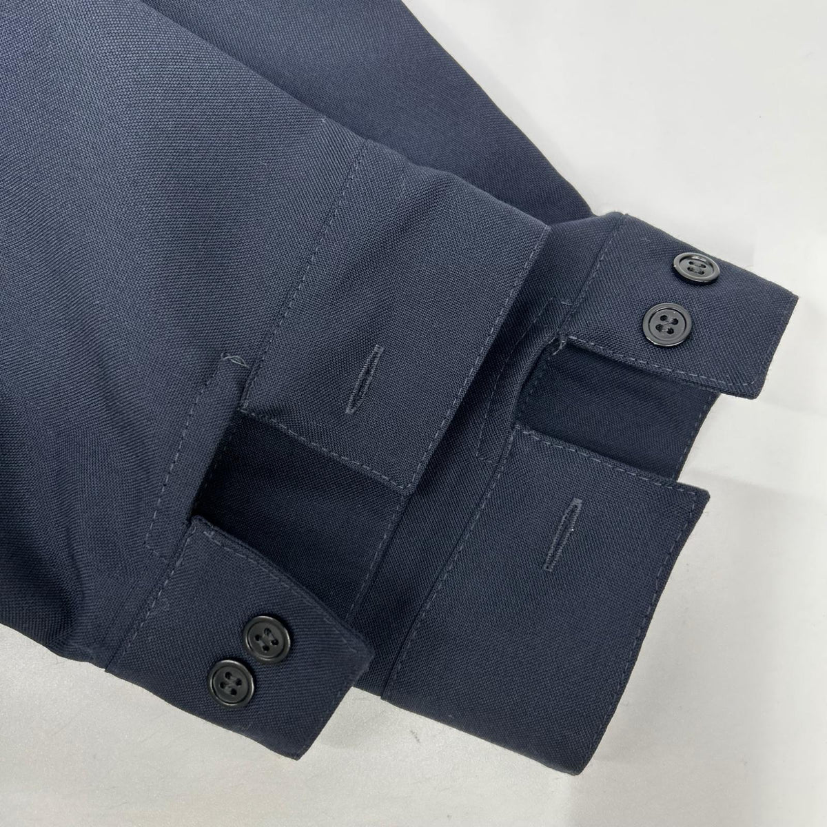 MARNI 2024 Wool Tropical Shirt Navy Size 46