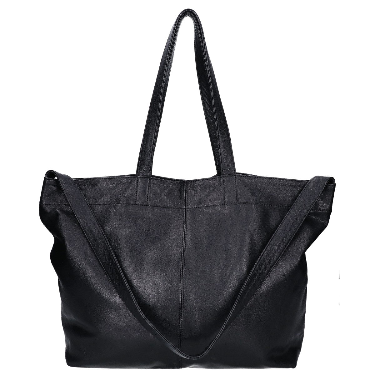 UNIVERSAL PRODUCTS 25AW Goatskin Leather Tote Bag Black
