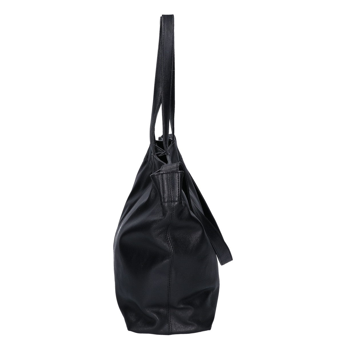 UNIVERSAL PRODUCTS 25AW Goatskin Leather Tote Bag Black