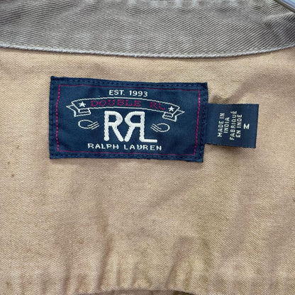 RRL Brown Cotton 2-Pocket Western Shirt Size M