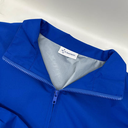 Thin nylon jacket Blue Polyester Long Sleeve Jacket Size L