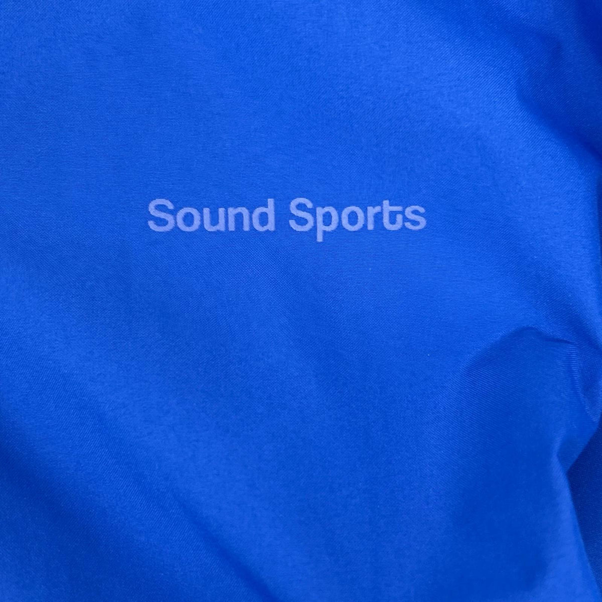 Thin nylon jacket Blue Polyester Long Sleeve Jacket Size L