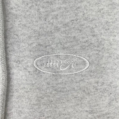 W.A.JEWELRY SUPPLY. Gray Cotton Zip Hoodie Size L