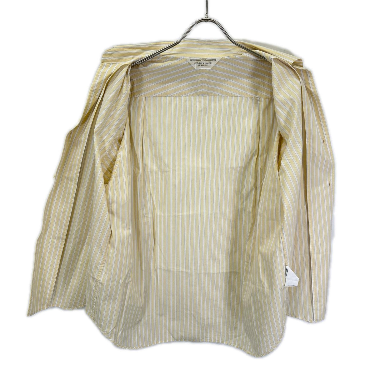 OLD FOLK HOUSE Yellow Stripe Long Sleeve Shirt Size 2