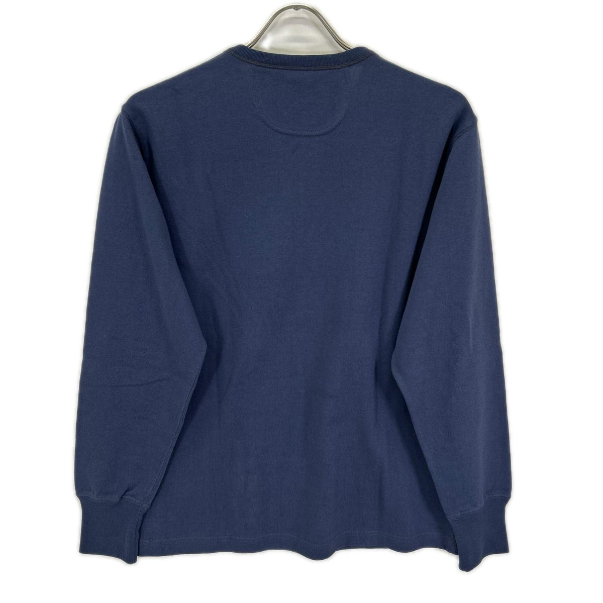 FREEWHEELERS Navy Cotton Henley Long Sleeve Shirt Size 38