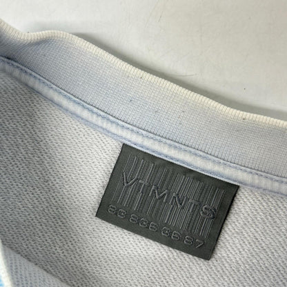 VETEMENTS Cotton Sky Print Hoodie White/Blue Size M