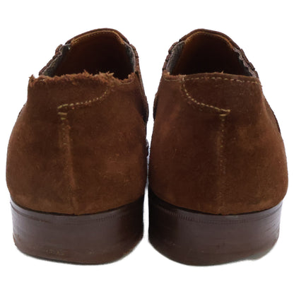 Crockett&Jones Paulsen Scorn Suede Elastic Shoes Sneakers Size 6 1/2E