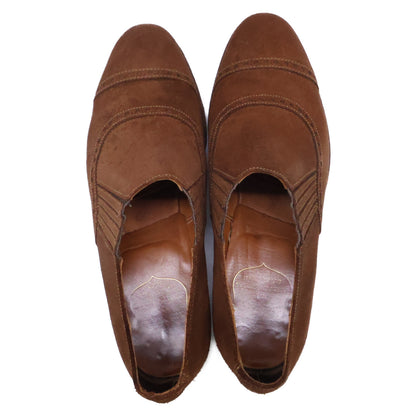 Crockett&Jones Paulsen Scorn Suede Elastic Shoes Sneakers Size 6 1/2E