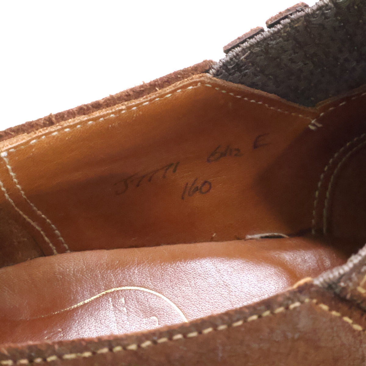 Crockett&Jones Paulsen Scorn Suede Elastic Shoes Sneakers Size 6 1/2E