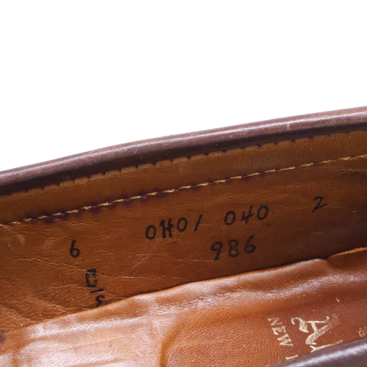 Alden Cordovan Penny Loafers Burgundy Size US 6