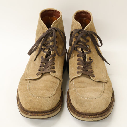 Alden 40503C Suede Lace-Up Indy Boots Beige Size 6 1/2D
