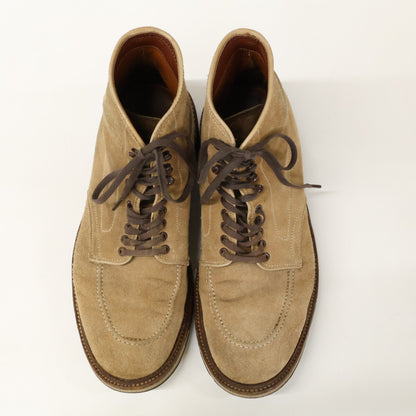 Alden 40503C Suede Lace-Up Indy Boots Beige Size 6 1/2D