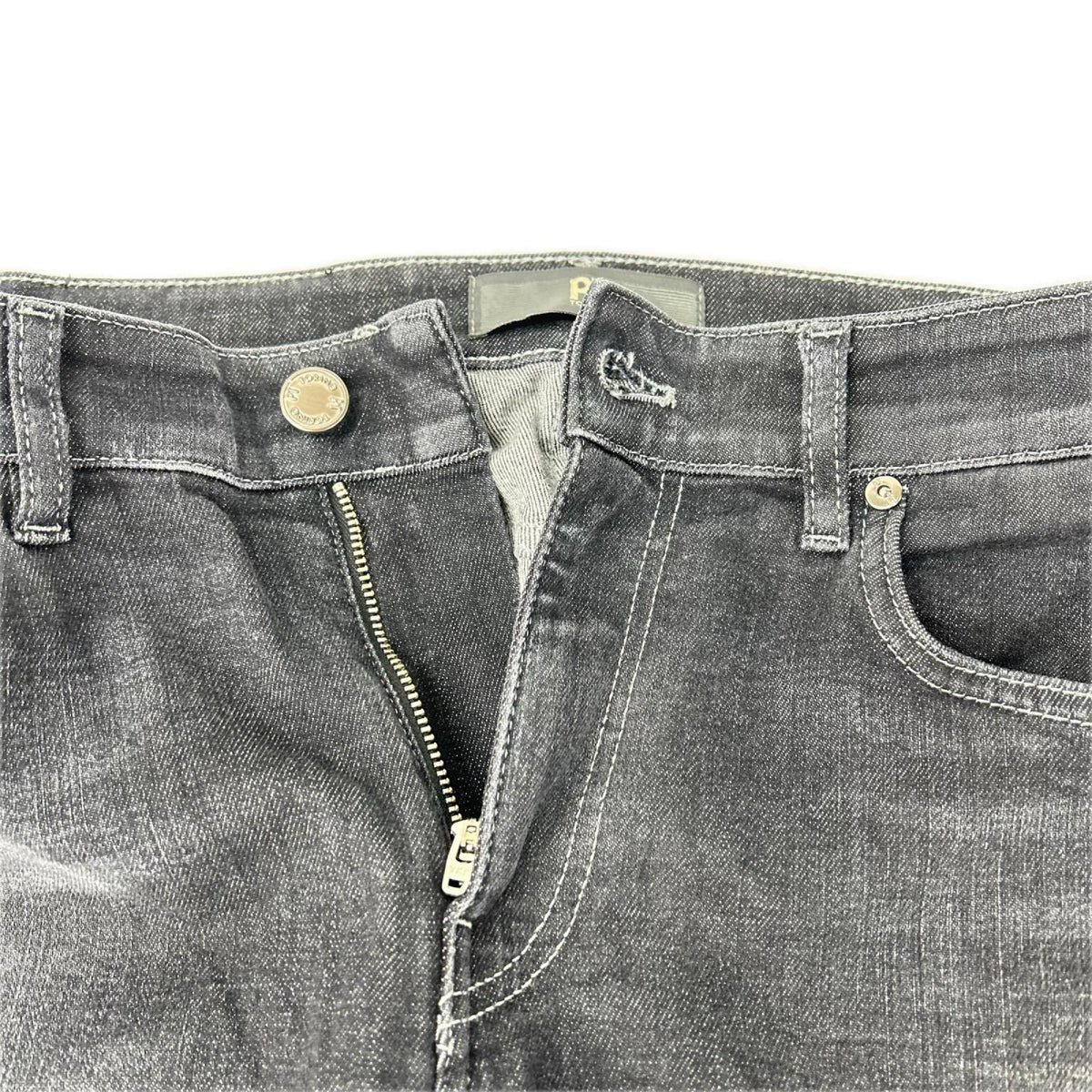 PT TORINO Black Washed Stretch Denim Jeans Size 32