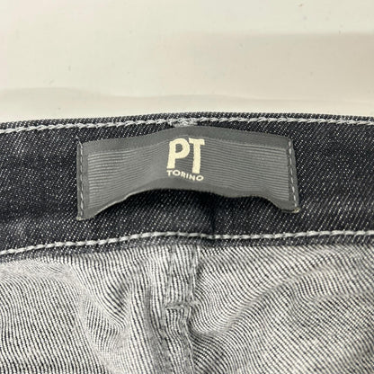 PT TORINO Black Washed Stretch Denim Jeans Size 32