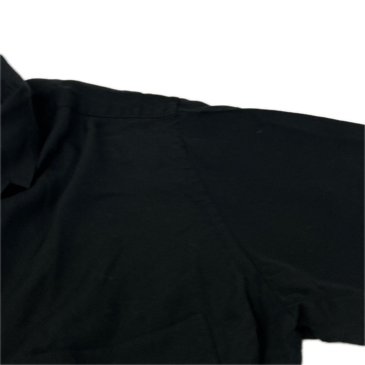 yohjiyamamoto Arranged Collar Black Shirt Size 2
