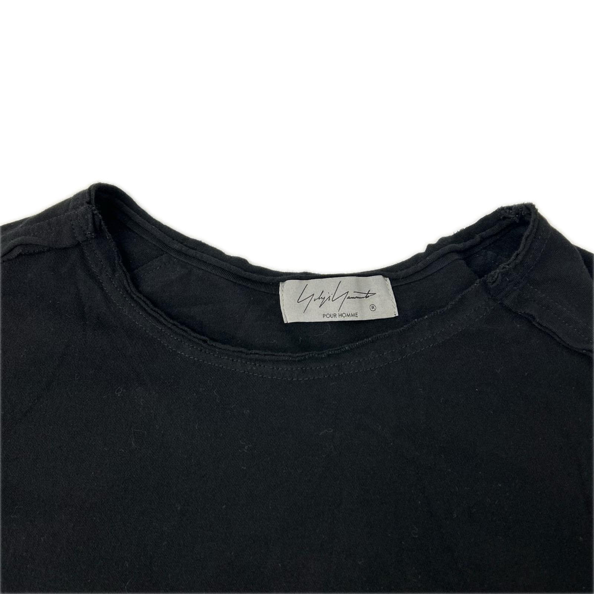 Yohji Yamamoto POUR HOMME Black T-Shirt Size 3
