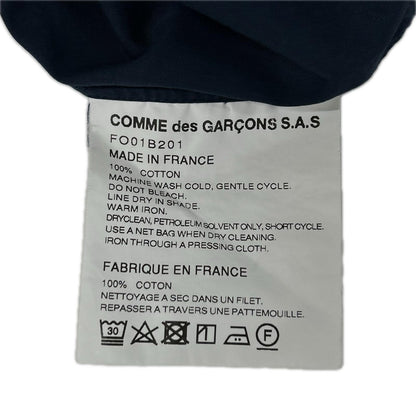 COMMEdesGARCONS SHIRT Navy FOREVER Long Sleeve Shirt Size XS