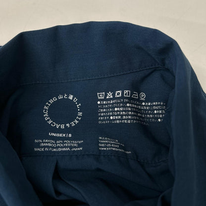 yamatomiti Blue Bamboo Long Sleeve Shirt