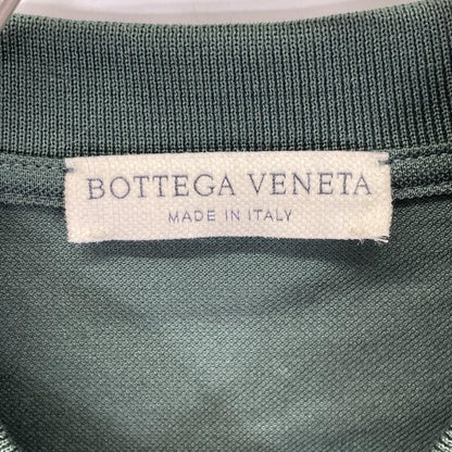 BOTTEGA VENETA 599677 Embroidered Polo Shirt Green Size 48